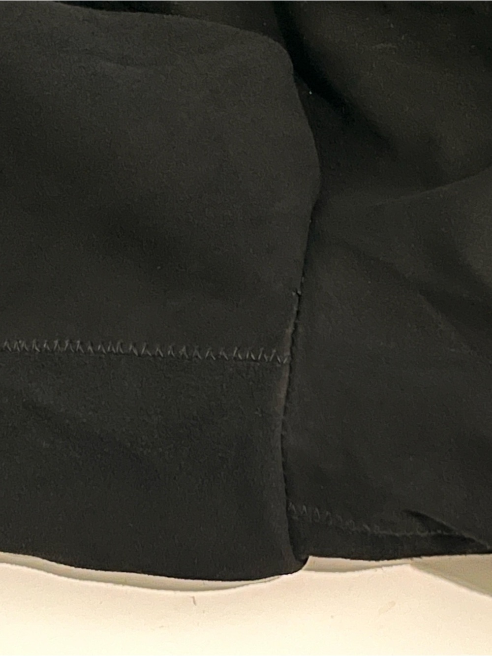Cole Haan Black Genuine Suede Waterfall Open Front Drape Jacket Coat Small - Picture 16 of 16